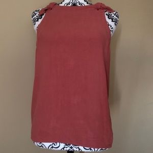 Burnt Orange Sleeveless top